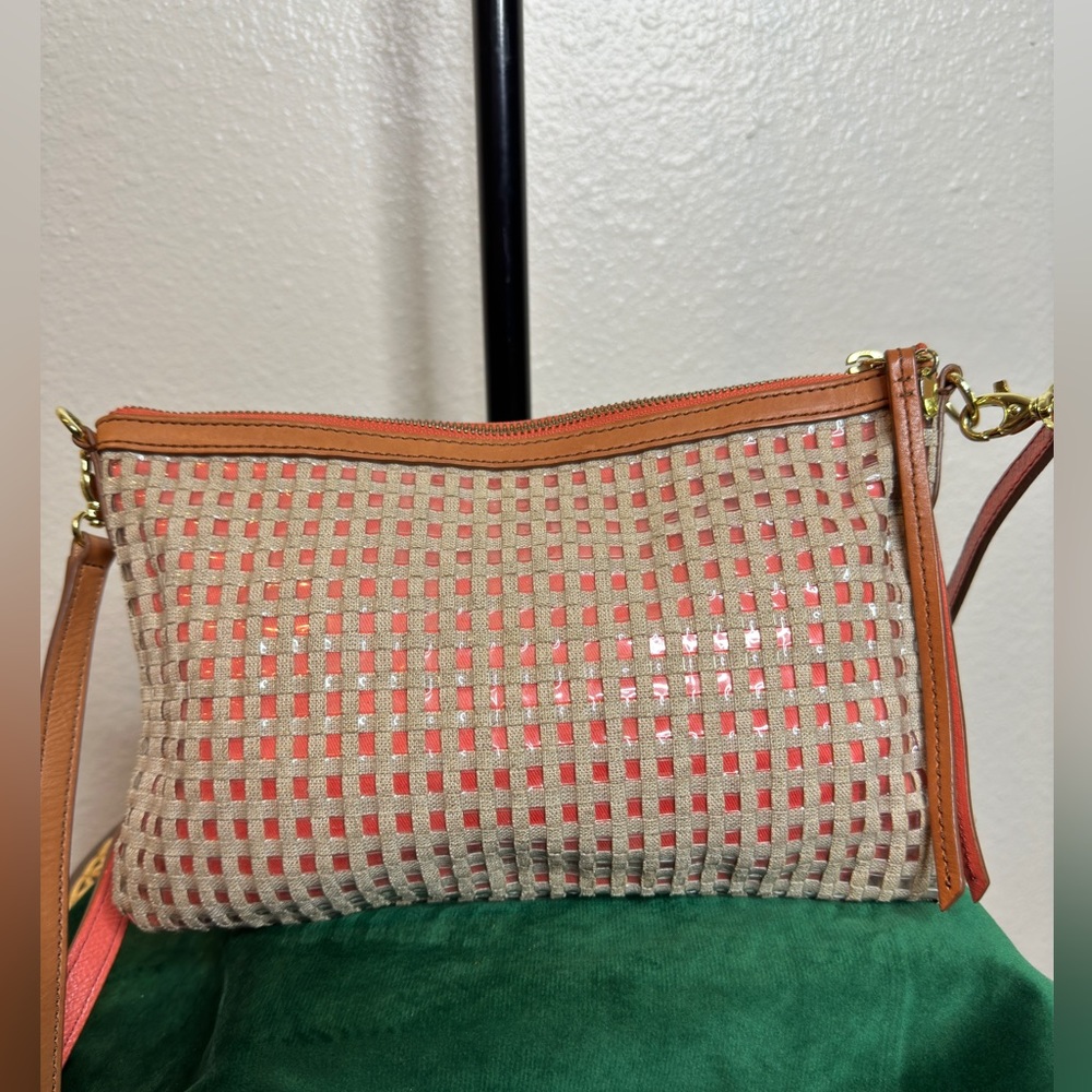 Fossil Woven Crossbody